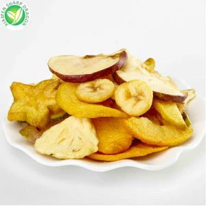 Patatine di frutta fritte sottovuoto